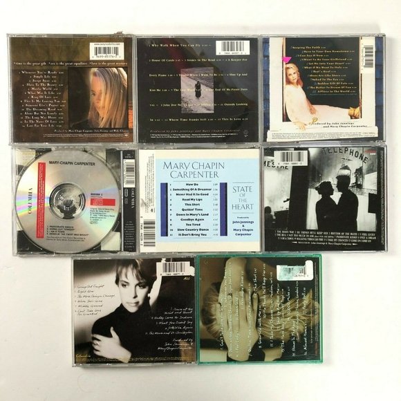Mary Chapin Carpenter 8 CD Lot Hits Stones Heart Come On Shooting Sex Passionate - Picture 2 of 12